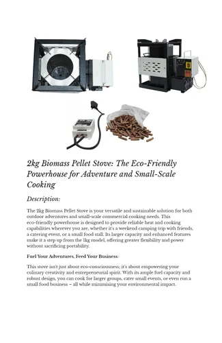 2kg Pellet Burner 7 2kg Pellet Burner - Image 7