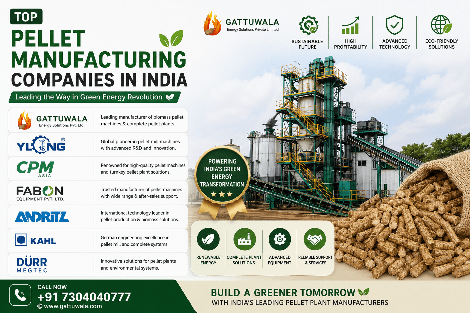 Biomass Pellet Machine Manufacturer & Supplier in India 39 Top pellet manufacturing companies