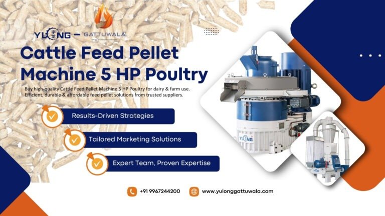 Pellet Machine Output Capacity Explained – How to Choose the Right One 3 Cattle Feed Pellet Machine 5 HP Poultry
