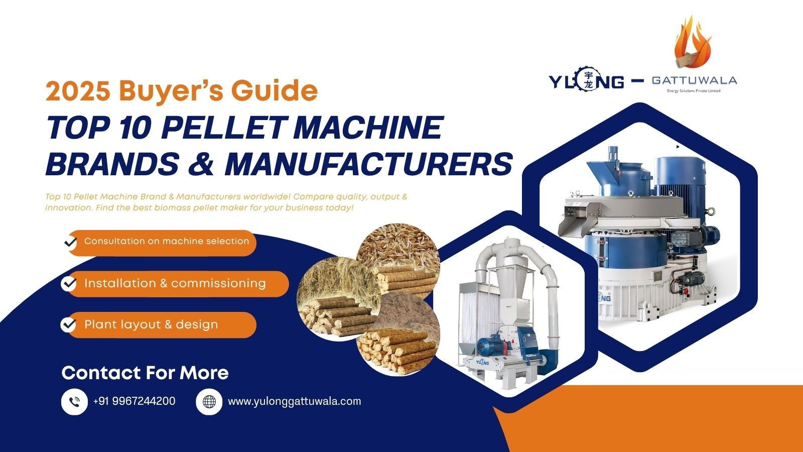 Top 10 Pellet Machine Brands Manufacturers | Gattuwala Manufacture of Machineries