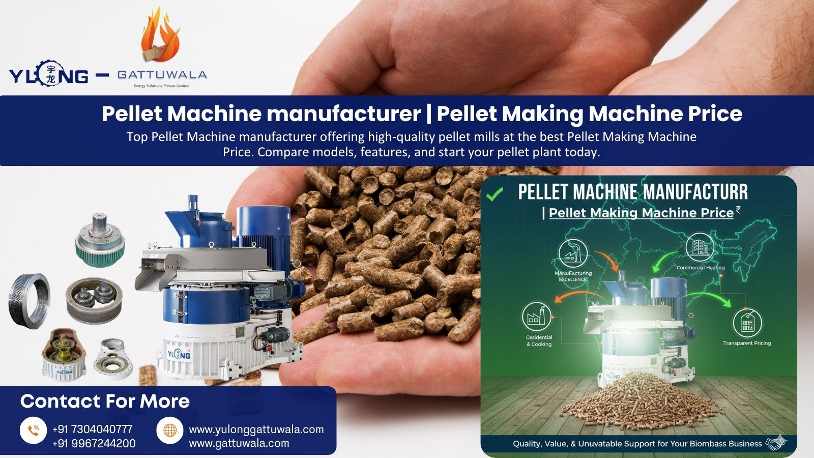 Pellet Machine manufacturer12 | Gattuwala Manufacture of Machineries