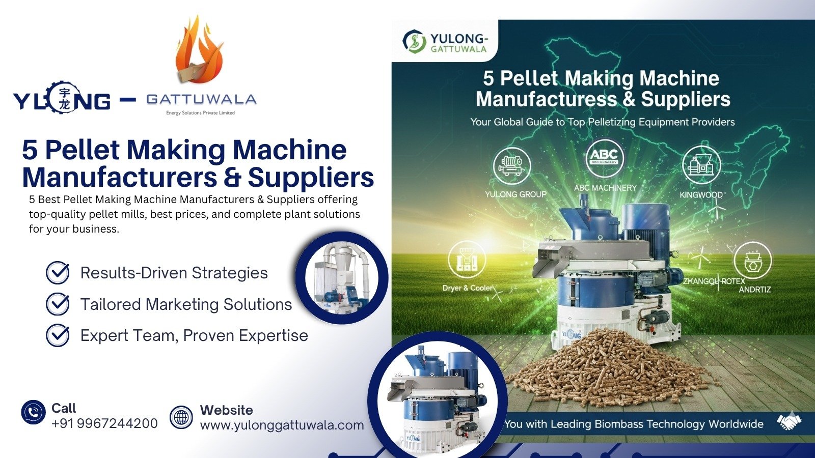 Pellet Making Machine Manufacturers Suppliers | Gattuwala Manufacture of Machineries