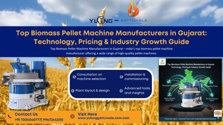 Biomass Pellet Production Steps – Understand the different steps 5 Biomass Pellet Machine Manufacturers in Gujarat2 | Gattuwala Manufacture of Machineries