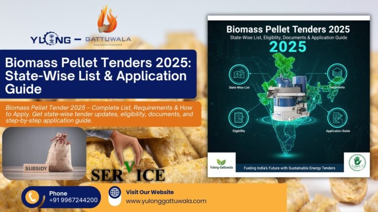 Biomass Pellet Machine Manufacturers in Gujarat 3 Biomass Pellet Tenders 2025