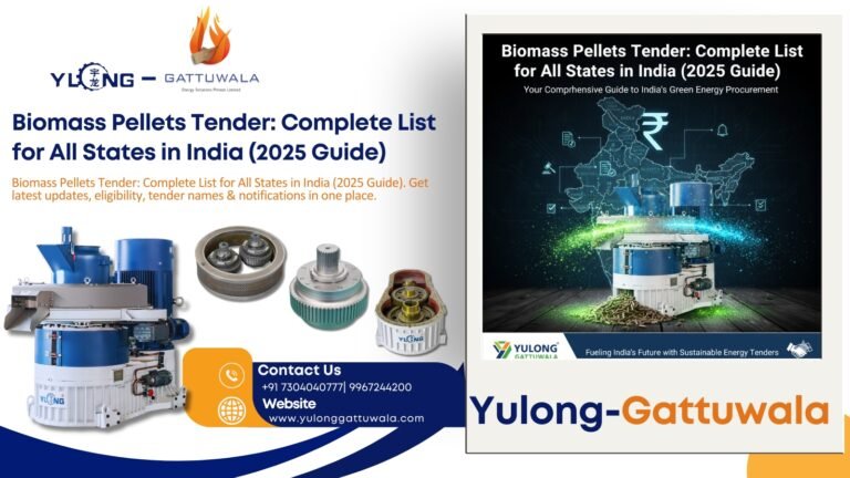 NTPC Tender for Biomass Pellets 2025 4 Biomass Pellets Tender | Gattuwala Manufacture of Machineries