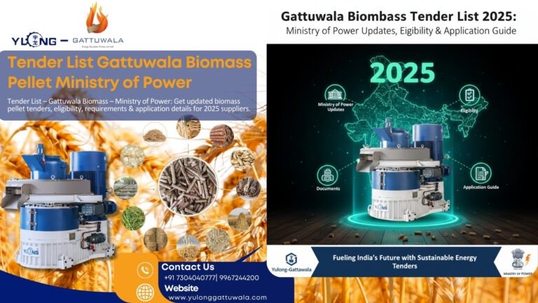 2026 Biomass Pellet Machine 3 Tender List Gattuwala Biomass Pellet Ministry of Power