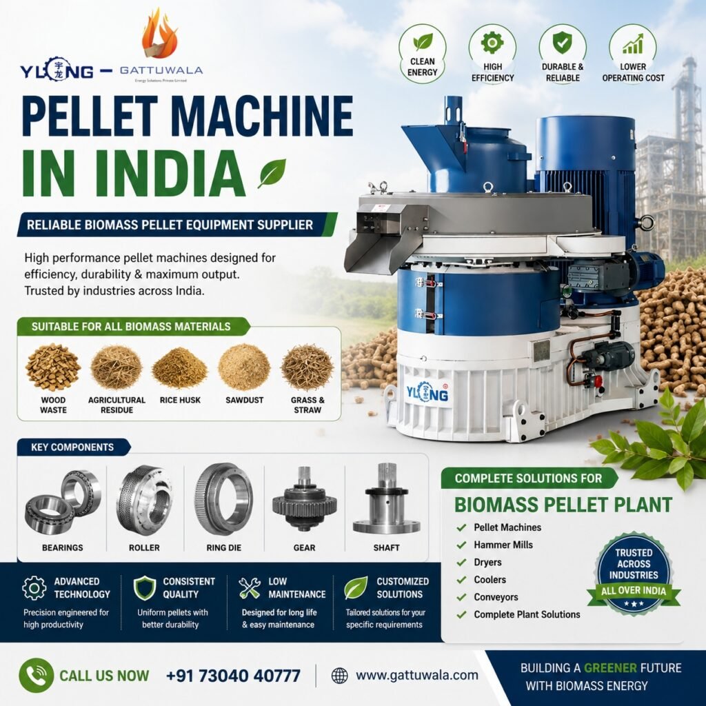 Biomass Pellet Equipment Supplier in India | Yulong Gattuwala 2 biomass pellet equipment supplier