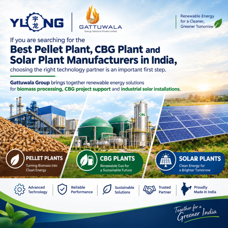 Best Pellet, CBG & Solar Plant Manufacturers in India 1 best pellet cbg solar plant manufacturers