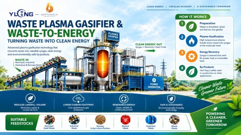 Asia’s No.1 Biomass Pellet Machine | Yulong-Gattuwala 4 Waste plasma gasifier for industrial waste treatment and thermal processing